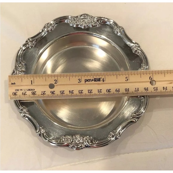 Vintage Gorham Strasbourg Silver Plated Wine Bottle Coaster - Picture 8 of 8